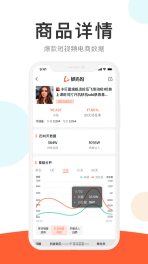 蝉妈妈的應用截圖3