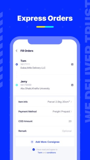 iMile Delivery Screenshots3