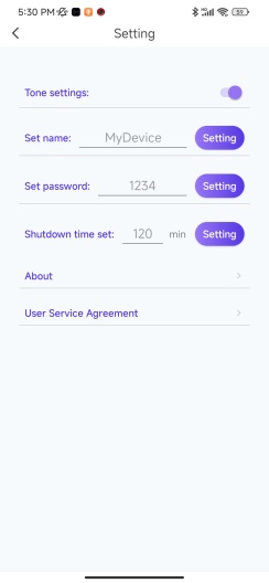 YS Audioscreenshot dell'app3