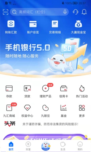 九江银行的应用截图1
