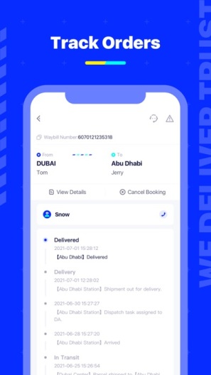 iMile Delivery Screenshots2