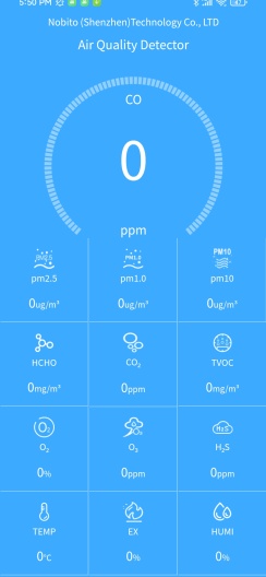 RCXAZAir Quality Detector Screenshots4