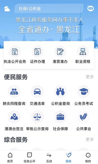 黑龙江省政府 Screenshots3