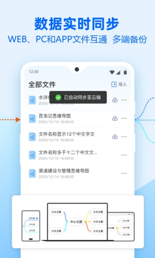 迅捷思维导图的應用截圖4