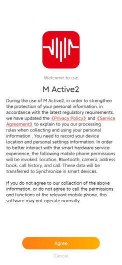 M Active2screenshot dell'app4